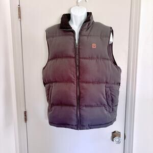 Men's Colemen Black Puffer Vest - L